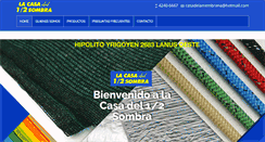 Desktop Screenshot of casadelmediasombra.com.ar